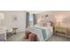 Charming bedroom with a blush wall and stylish decor at 667 Edgar # 26, Hampton, GA 30228