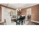 Open dining room with view into kitchen at 667 Edgar # 26, Hampton, GA 30228