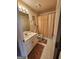 Clean bathroom with shower/tub combo and updated vanity at 98 Gleneagles Dr, Fayetteville, GA 30215