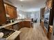 Kitchen boasts ample cabinetry and modern appliances at 98 Gleneagles Dr, Fayetteville, GA 30215