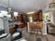 Eat-in kitchen with breakfast bar and views to Gathering room at 98 Gleneagles Dr, Fayetteville, GA 30215