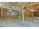 Unfinished basement with HVAC and plumbing at 2089 Highway 85 S, Fayetteville, GA 30215