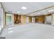 Finished basement recreation area with wood burning stove at 240 Edna Ruth Ln, Mcdonough, GA 30253