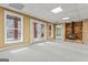 Spacious basement with French doors and a wood burning stove at 240 Edna Ruth Ln, Mcdonough, GA 30253