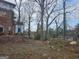 Vacant lot, partially wooded, with a view of neighboring houses at 2004 Joseph E Boone Nw Blvd, Atlanta, GA 30314