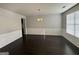 Formal dining room with wainscoting and a chandelier at 566 Mariposa Ln, Mcdonough, GA 30253