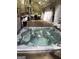 Spacious hot tub on a large deck at 2095 Sw Flat Shoals Rd, Conyers, GA 30094