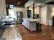 Spacious kitchen with large island and stainless steel appliances at 2095 Sw Flat Shoals Rd, Conyers, GA 30094
