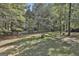 Large backyard with mature trees and privacy fence at 365 Pendleton Trl, Tyrone, GA 30290