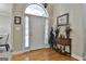 Elegant entryway with hardwood floors and decorative console table at 365 Pendleton Trl, Tyrone, GA 30290