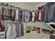 Large walk-in closet with ample shelving and hanging space at 365 Pendleton Trl, Tyrone, GA 30290