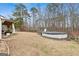 Above ground pool in a spacious backyard at 153 Stone Creek Dr, Dallas, GA 30157