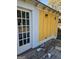 Rear exterior view of the house with a wooden deck and French door at 1786 Lakewood Se Ave, Atlanta, GA 30315
