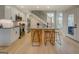 Modern kitchen with island and stainless steel appliances at 480 Mitchell Rd, Covington, GA 30014