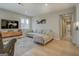 Spacious living area featuring L-shaped sofa and hallway at 480 Mitchell Rd, Covington, GA 30014