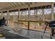 Serene screened porch overlooking the lake at 480 Mitchell Rd, Covington, GA 30014