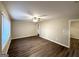 Bright living room with hardwood floors and neutral walls at 3029 Mckenzie Rd, East Point, GA 30344