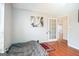 Bedroom with hardwood floors and french doors at 3176 Pope Rd, Douglasville, GA 30135