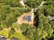 Bird's eye view of house showcasing landscaping and lot size at 3641 Pennington Se Dr, Conyers, GA 30013