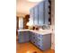 Kitchen with corner cabinetry and white countertops at 183 Madden Rd, Bowdon, GA 30108