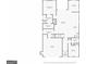 Two-story home floor plan with 2 bedrooms, garage and spacious living area at 613 Cork St, Woodstock, GA 30188