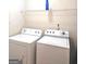 Laundry room with washer and dryer included at 261 Coral Cir, Mcdonough, GA 30253