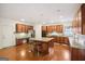 Modern kitchen with granite countertops and island at 4543 Red Tail Dr, Lithonia, GA 30038