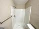 Updated bathroom with a walk-in shower and modern fixtures at 3975 Phylis Pl, Decatur, GA 30035