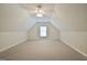 Spacious bonus room with vaulted ceiling and window at 33 Ball St, Moreland, GA 30259