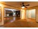 Living room with hardwood floors, fireplace and built-in shelving at 371 Branham Cir, Social Circle, GA 30025