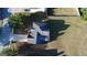 House with a large backyard, top-down view at 30 Capeton Ct, Covington, GA 30016