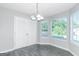 Bright dining room with wood flooring and bay window at 30 Capeton Ct, Covington, GA 30016