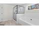 Bathroom with soaking tub and shower at 278 Deer Creek Run # 3-12, Moreland, GA 30259