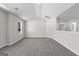 Spacious bedroom with grey carpet and high ceilings at 278 Deer Creek Run # 3-12, Moreland, GA 30259