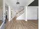Bright entryway with hardwood floors and staircase at 278 Deer Creek Run # 3-12, Moreland, GA 30259