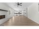Open floor plan with kitchen and living area, showcasing hardwood floors at 278 Deer Creek Run # 3-12, Moreland, GA 30259