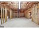 Unfinished basement area with plumbing and electrical access at 811 Somersby Dr, Dallas, GA 30157