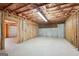 Unfinished basement with high ceilings and ample space at 811 Somersby Dr, Dallas, GA 30157