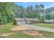 Ranch home with two-car garage and landscaped yard at 599 Lassetter Rd, Sharpsburg, GA 30277