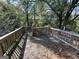 Wooden deck overlooking a wooded backyard at 361 Almon Rd, Covington, GA 30014