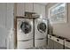 Convenient laundry room with washer and dryer included at 35 Riverside Dr, Sharpsburg, GA 30277