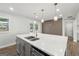 Modern kitchen with stainless steel appliances and island at 2089 Meador Se Ave, Atlanta, GA 30315