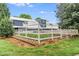 Barn with garden and white fence; attached to main house at 460 Dixie Rd, Covington, GA 30014