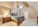 Well-lit bedroom with high ceiling and plenty of space at 460 Dixie Rd, Covington, GA 30014