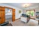 Bright home office with built-in shelving and views of the backyard at 2398 Maddox Rd, Buford, GA 30519