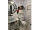 Charming powder room with unique sink and mirror at 2398 Maddox Rd, Buford, GA 30519