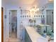 Spa-like bathroom with double sinks, and a separate toilet area at 2398 Maddox Rd, Buford, GA 30519