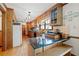Kitchen boasts granite countertops and ample cabinetry at 1827 Lost Mountain Rd, Powder Springs, GA 30127