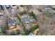 Aerial view highlighting home's size and pool area at 895 W Paces Ferry W Rd, Atlanta, GA 30327