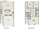 Two-story floor plan with 3 bedrooms, 2.5 bathrooms, and garage at 2611 Mills Commons Dr # 18, Decatur, GA 30032